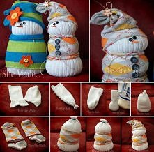 Sock Snowmen