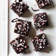 dark chocolate peppermint brownies