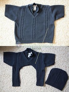 Śliczny pomysł na czapeczkę...