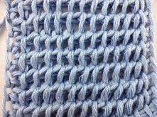 Tunesisch Häkeln - Fantasiemuster A - einfarbig