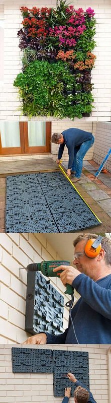 diy, vertical garden, tutor...