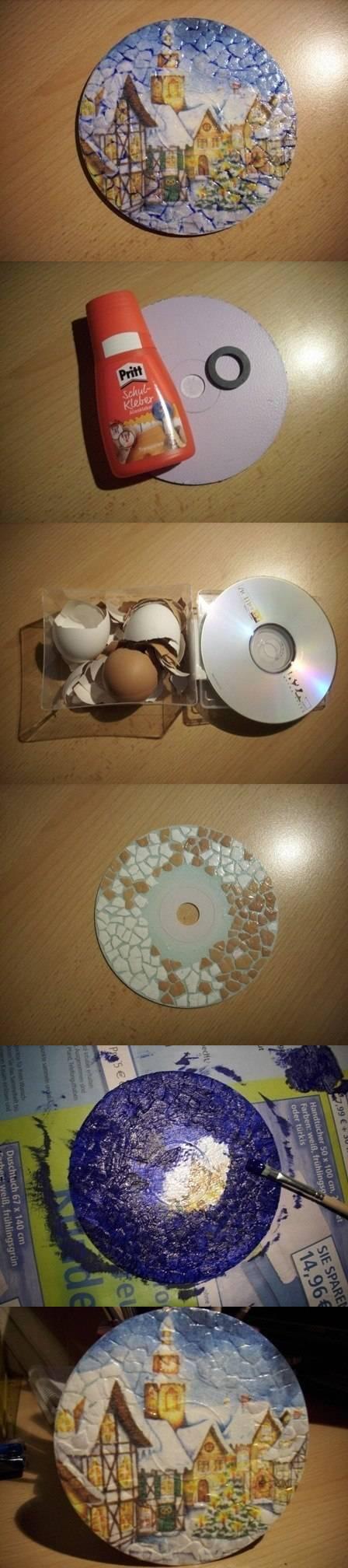 diy, eggshell decoupage, tutorial, handmade