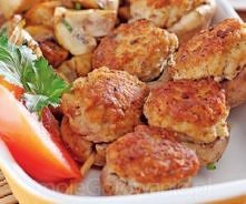 Szaszłyki z pieczarkami