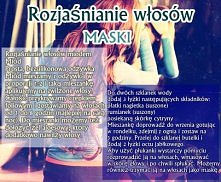 2 maski na naturalne rozjaś...