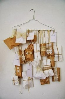 Kalendarz adwentowy wieszak