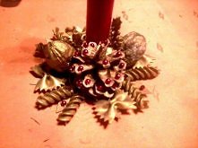 Mini stroik ze świeczką :)