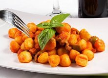 kluski ziemniaczane w curry...