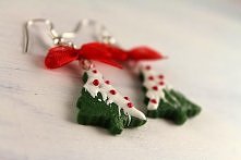 kolczyki ciasteczka - więcej klik w foto