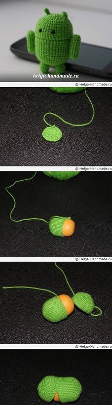  robot android, keychain, tutorial