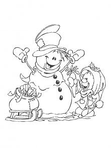 Wprowadź dziecko w świąteczny nastrój - kolorowanka