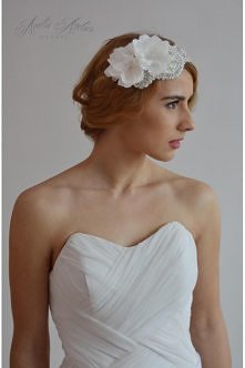 opaska Lucy z kwiatami/anel...