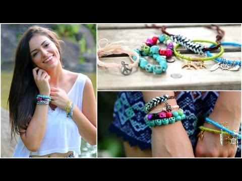 Quick &amp; Cute DIY Stackable Bracelets!