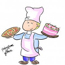 pokreślone w innym stylu ^_^
( #kucharz, #cook)