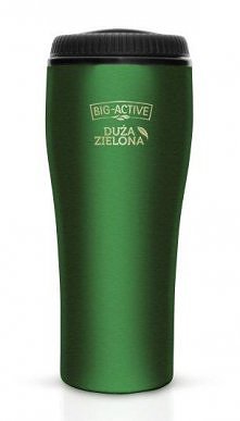 Kubek termiczny z logo akcji "Duża Zielona" o pojemności 0,5 l idealny na prezent :-)