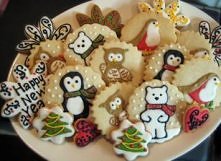 zimowe ciasteczka :) :)