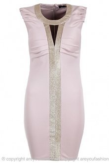 DRAPOWANA SUKIENKA NA SYLWESTRA NUDE