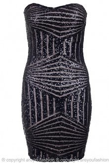 CZARNA SUKIENKA NA SYLWESTRA