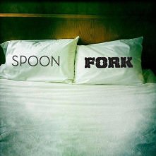 Spoon & Fork Pillowcase Set
