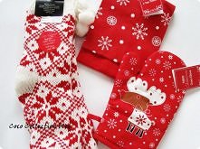 Ciepłe świąteczne skarpety