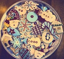 świąteczne, kolorowe ciaste...