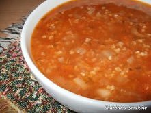 Zupa z kapusty pekińskiej.