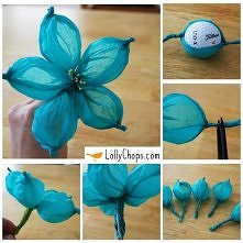 Kwiatuszek z bibułki