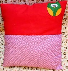 POSZEWKA CZERWONA Z SOWĄ