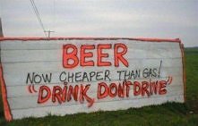 piwo jest tańsze od benzyny!