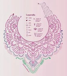 szydełkowy kołnierzyk