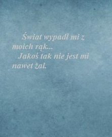 "Chciałbym umrzeć z miłości"