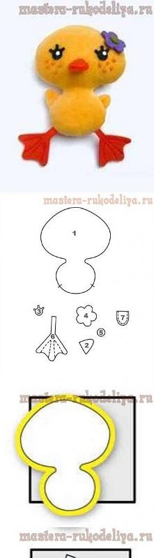  fabric duckling, tutorial, handmade