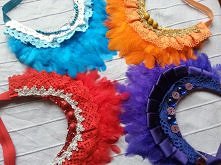 Naszyjniki z piór - Made by...