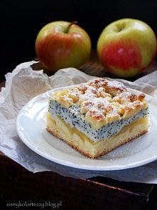 Półkrucha szarlotka z makow...