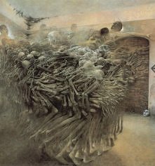 Zdzisław Beksiński "Pł...