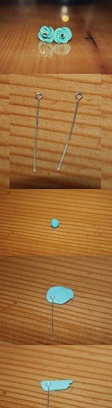 Pomysł na kolczyki.