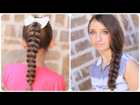 How to create a Pull-Through Braid - zakochałam się w tej fryzurce! <3