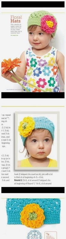 Szydełkowe wzory ,ściegi i inspiracje- więcej po kliknięciu w obrazek.
Czapka