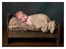 Łóżeczko do sesji noworodkowej