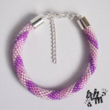 Bransoletka sznur koralikowy.