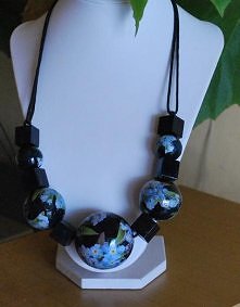 Drewniane kule ręcznie malowane i zdobione techniką decoupage