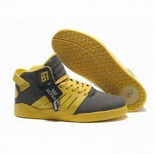 supra skytop iii grey yellow men footwear