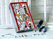 decoupage męski :) Pudełko ...