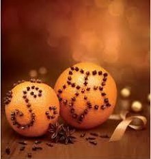 świąteczne ozodby z pomarańczy