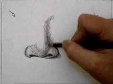 how to draw a nose
