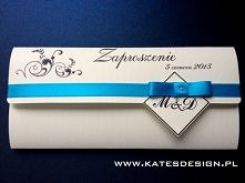 Zaproszenia ślubne Squere.