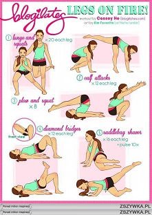 Ćwiczenia na wyrzeźbienie nóg <3 Polecam ;*
