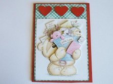 Kartka 3D na walentynki