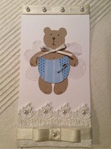 Kartka na chrzest.. :) DIY