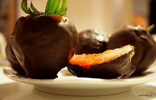 truskawki w czekoladzie <3