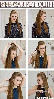 Zadziornie z prostymi włosami